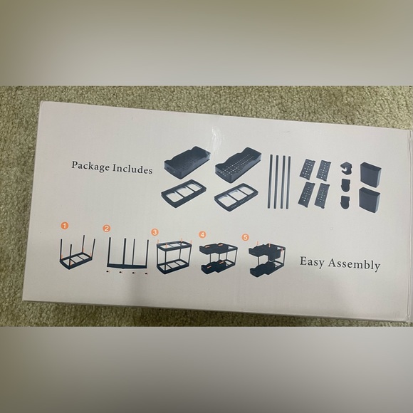 2 Pack Double Sliding Under Sink Organizers and Storage, 2-Tier Pull-Out - Picture 7 of 7